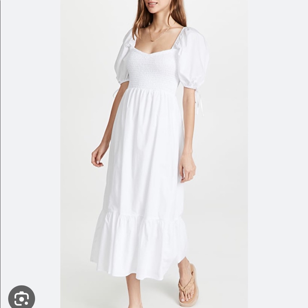 Faithfull The Brand Lithana White Dress Brand New With Tags